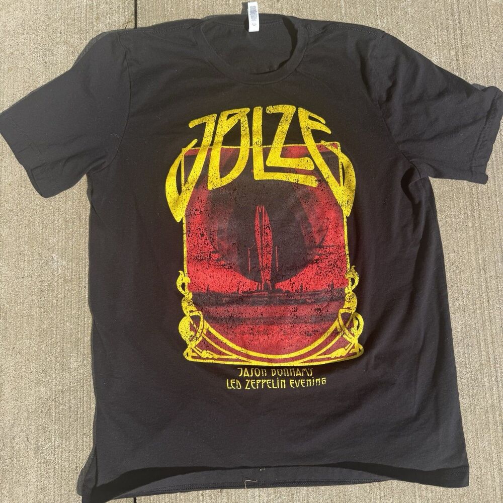 Jason Bonham JBLZE Led Zeppelin T-Shirt; 2019 US Tour Men's Size XL